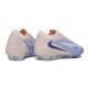Crampons de Football Nike Phantom 6 Elite Low FG Bleu lavande Pêche pâle