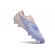 Crampons de Football Nike Phantom 6 Elite Low FG Bleu lavande Pêche pâle