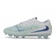 Crampons de Football Nike Phantom 6 Elite Low FG Bleu Glacier
