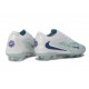 Crampons de Football Nike Phantom 6 Elite Low FG Bleu Glacier