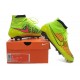 Chaussures De Football 2014 Nike Magista Obra FG Volt/Or Métallisé/Hyper Punch