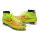 Chaussures De Football 2014 Nike Magista Obra FG Volt/Or Métallisé/Hyper Punch