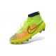 Chaussures De Football 2014 Nike Magista Obra FG Volt/Or Métallisé/Hyper Punch