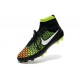 Chaussures De Football 2014 Nike Magista Obra FG Noir/Volt/Hyper cocktail/Blanc