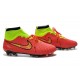 Pas Cher Crampons 2014 Nike Magista Obra FG Hyper Punch/Or/Noir