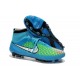 Meilleur Chaussures 2014 Nike Magista Obra FG ACC Bleu Vert Blanc