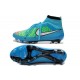 Meilleur Chaussures 2014 Nike Magista Obra FG ACC Bleu Vert Blanc