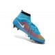 Meilleur Chaussures 2014 Nike Magista Obra FG ACC Bleu Vert Blanc