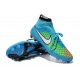 Meilleur Chaussures 2014 Nike Magista Obra FG ACC Bleu Vert Blanc