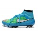 Meilleur Chaussures 2014 Nike Magista Obra FG ACC Bleu Vert Blanc