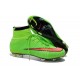 Crampon De Foot 2014 Nouvelle Nike Mercurial Superfly FG ACC Vert Punch