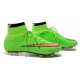 Crampon De Foot 2014 Nouvelle Nike Mercurial Superfly FG ACC Vert Punch