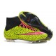 Neuf Chaussures 2015 Nike Mercurial Superfly 4 FG Safari Jaune Rose