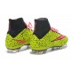 Neuf Chaussures 2015 Nike Mercurial Superfly 4 FG Safari Jaune Rose