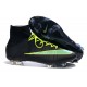 Neuf Chaussures 2015 Nike Mercurial Superfly 4 FG Noir Vert