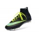 Neuf Chaussures 2015 Nike Mercurial Superfly 4 FG Noir Vert