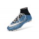 Neuf Chaussures 2015 Nike Mercurial Superfly 4 FG Safari Bleu Blanc