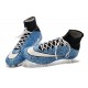 Neuf Chaussures 2015 Nike Mercurial Superfly 4 FG Safari Bleu Blanc