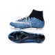 Neuf Chaussures 2015 Nike Mercurial Superfly 4 FG Safari Bleu Blanc