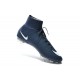 Neuf Chaussures 2015 Nike Mercurial Superfly 4 FG Bleu Marine Blanc