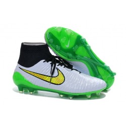 Meilleur Chaussures 2014 Nike Magista Obra FG ACC Blanc Or Vert