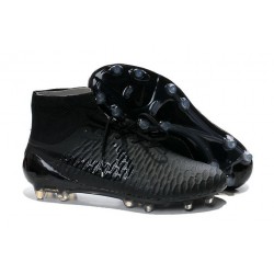 Crampons Pas Cher 2015 Nike Magista Obra FG ACC Tout Noir