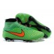 Crampons Pas Cher 2015 Nike Magista Obra FG ACC Vert Orange