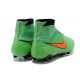 Crampons Pas Cher 2015 Nike Magista Obra FG ACC Vert Orange