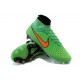 Crampons Pas Cher 2015 Nike Magista Obra FG ACC Vert Orange