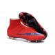 Chaussure de Football Nouvel 2015 Nike Mercurial Superfly FG ACC Rouge Vif Violet Persan Noir