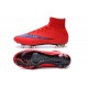 Chaussure de Football Nouvel 2015 Nike Mercurial Superfly FG ACC Rouge Vif Violet Persan Noir