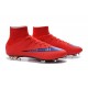 Chaussure de Football Nouvel 2015 Nike Mercurial Superfly FG ACC Rouge Vif Violet Persan Noir