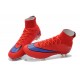 Chaussure de Football Nouvel 2015 Nike Mercurial Superfly FG ACC Rouge Vif Violet Persan Noir