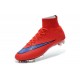 Chaussure de Football Nouvel 2015 Nike Mercurial Superfly FG ACC Rouge Vif Violet Persan Noir