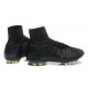 Chaussure de Football Nouvel 2015 Nike Mercurial Superfly FG ACC Noir Volt