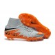 Crampon de Foot 2015 Neymar Nike Hypervenom 2 FG Gris Orange Noir