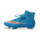 Chaussure de Football Nouvel 2015 Nike Mercurial Superfly FG ACC Bleu Orange