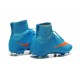 Chaussure de Football Nouvel 2015 Nike Mercurial Superfly FG ACC Bleu Orange