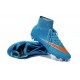 Chaussure de Football Nouvel 2015 Nike Mercurial Superfly FG ACC Bleu Orange