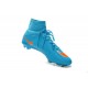 Chaussure de Football Nouvel 2015 Nike Mercurial Superfly FG ACC Bleu Orange