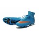 Chaussure de Football Nouvel 2015 Nike Mercurial Superfly FG ACC Bleu Orange