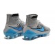 Nouveaux Chaussures 2015 Nike Magista Obra FG ACC Gris Loup Bleu Turquoise