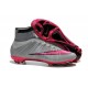 Chaussure de Football Nouvel 2015 Nike Mercurial Superfly FG ACC Gris Loup Hyper Rose