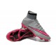 Chaussure de Football Nouvel 2015 Nike Mercurial Superfly FG ACC Gris Loup Hyper Rose