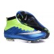 Nouveau Crampons 2015 Nike Mercurial Superfly FG ACC Bleu Lagon Blanc Volt