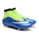 Nouveau Crampons 2015 Nike Mercurial Superfly FG ACC Bleu Lagon Blanc Volt