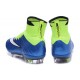 Nouveau Crampons 2015 Nike Mercurial Superfly FG ACC Bleu Lagon Blanc Volt