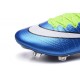 Nouveau Crampons 2015 Nike Mercurial Superfly FG ACC Bleu Lagon Blanc Volt