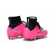 Nouveau Crampons 2015 Nike Mercurial Superfly FG ACC Rose Blanc Noir