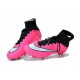 Nouveau Crampons 2015 Nike Mercurial Superfly FG ACC Rose Blanc Noir